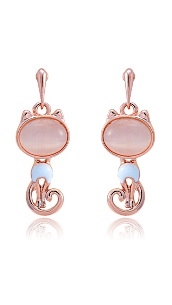 Picture of Reliable Zinc-Alloy Rose Gold Plated Drop & Dangle