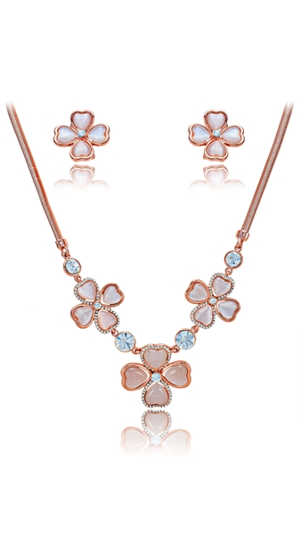 Picture of Fair Floral Zinc-Alloy 2 Pieces Jewelry Sets