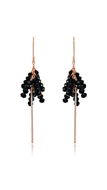 Picture of Noble Designed Crystal Gold Plated Drop & Dangle