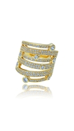 Picture of New Step Platinum Plated Brass Fashion Rings