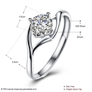 Picture of Diversified Platinum Plated White Fashion Rings