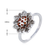 Picture of  Classic Flowers & Plants Fashion Rings 2YJ053498R