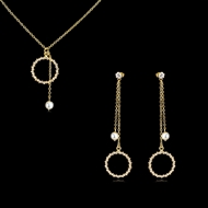 Picture of  Small Casual Necklace And Earring Sets 3FF054590S