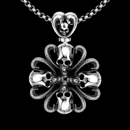 Picture of Inexpensive Stainless Steel Medium Pendant Necklace from Reliable Manufacturer