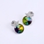 Picture of Hypoallergenic Platinum Plated Swarovski Element Stud Earrings with Easy Return