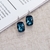 Picture of Impressive Blue Swarovski Element Small Hoop Earrings with Low MOQ