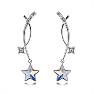 Picture of Funky Star Medium Drop & Dangle Earrings