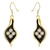 Picture of Best Cubic Zirconia Gold Plated Drop & Dangle Earrings