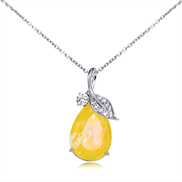 Picture of Casual Platinum Plated Pendant Necklace in Exclusive Design