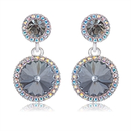 Picture of Purchase Zinc Alloy Platinum Plated Drop & Dangle Earrings Exclusive Online