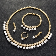 Picture of Attractive White Casual 4 Piece Jewelry Set with Unbeatable Quality