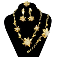 Picture of Top Big Dubai Style 4 Pieces Jewelry Sets