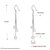 Picture of Popular Cubic Zirconia Medium Dangle Earrings