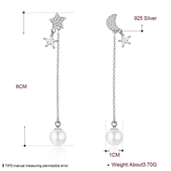 Picture of Trendy Platinum Plated Fashion Dangle Earrings with No-Risk Refund