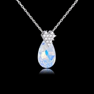 Picture of Designer Platinum Plated Colorful Pendant Necklace with Easy Return