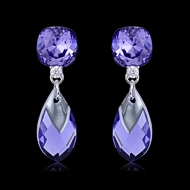 Picture of Unique Swarovski Element Zinc Alloy Dangle Earrings