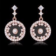 Picture of New Cubic Zirconia Casual Dangle Earrings