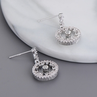 Picture of Latest Casual Cubic Zirconia Dangle Earrings