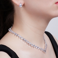 Picture of Casual Luxury Necklace and Earring Set with Fast Shipping