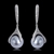 Picture of Eye-Catching White Platinum Plated Dangle Earrings with Member Discount