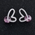 Picture of Nickel Free Platinum Plated Small Stud Earrings with No-Risk Refund