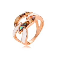 Picture of Eye-Catching Colorful Shell Fashion Ring at Unbeatable Price