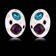 Picture of Unique Artificial Crystal Casual Stud Earrings