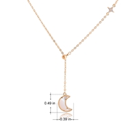 Picture of Top Cubic Zirconia Copper or Brass Pendant Necklace
