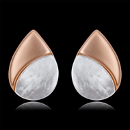 Picture of Reasonably Priced Rose Gold Plated Shell Stud Earrings from Reliable Manufacturer