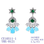 Picture of Cubic Zirconia Luxury Dangle Earrings at Unbeatable Price