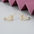 Picture of Nice Cubic Zirconia Gold Plated Stud Earrings