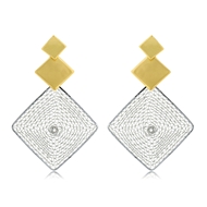 Picture of Zinc Alloy Geometric Dangle Earrings From Reliable Factory