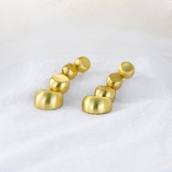 Picture of Bulk Gold Plated Big Dangle Earrings Exclusive Online