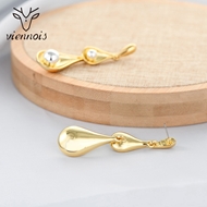 Picture of Buy Zinc Alloy Gold Plated Dangle Earrings with Wow Elements