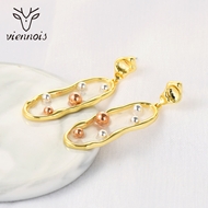 Picture of Irresistible Gold Plated Big Dangle Earrings As a Gift