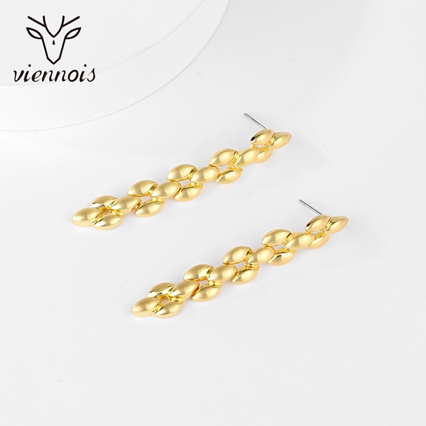 Picture of Hypoallergenic Gold Plated Big Dangle Earrings with Easy Return