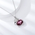 Picture of Charming Purple Small Pendant Necklace As a Gift