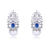 Picture of Shop Platinum Plated Big Dangle Earrings with Wow Elements