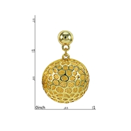 Picture of Fashion Design Big Gold Plated Drop & Dangle