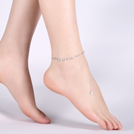 Picture of Amazing Small Platinum Plated Anklet