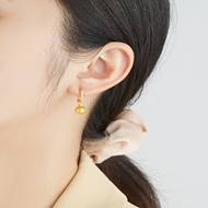 Picture of Brand New Gold Plated Small Small Hoop Earrings with SGS/ISO Certification