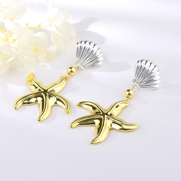 Picture of Zinc Alloy Big Dangle Earrings in Bulk