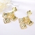 Picture of Trendy Gold Plated Big Dangle Earrings with No-Risk Refund