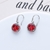 Picture of Charming Red Platinum Plated Dangle Earrings As a Gift