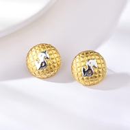 Picture of Fashion Medium Copper or Brass Stud Earrings