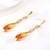 Picture of Fashionable Medium Rose Gold Plated Dangle Earrings