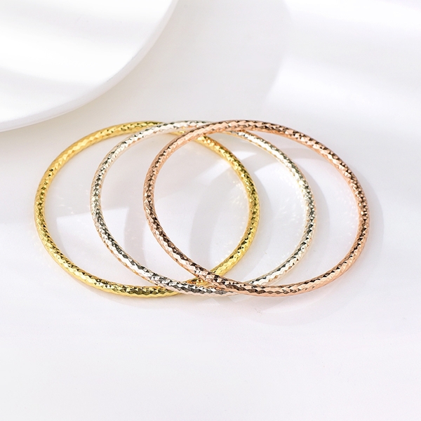 Picture of New Season  Multi-Tone Plated Zinc-Alloy Bangles