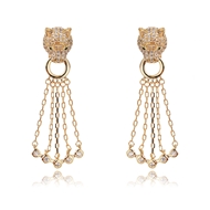 Picture of Luxury Gold Plated Dangle Earrings of Original Design