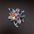 Picture of Nice Swarovski Element Colorful Brooche