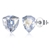 Picture of Charming Blue Cubic Zirconia Stud Earrings As a Gift